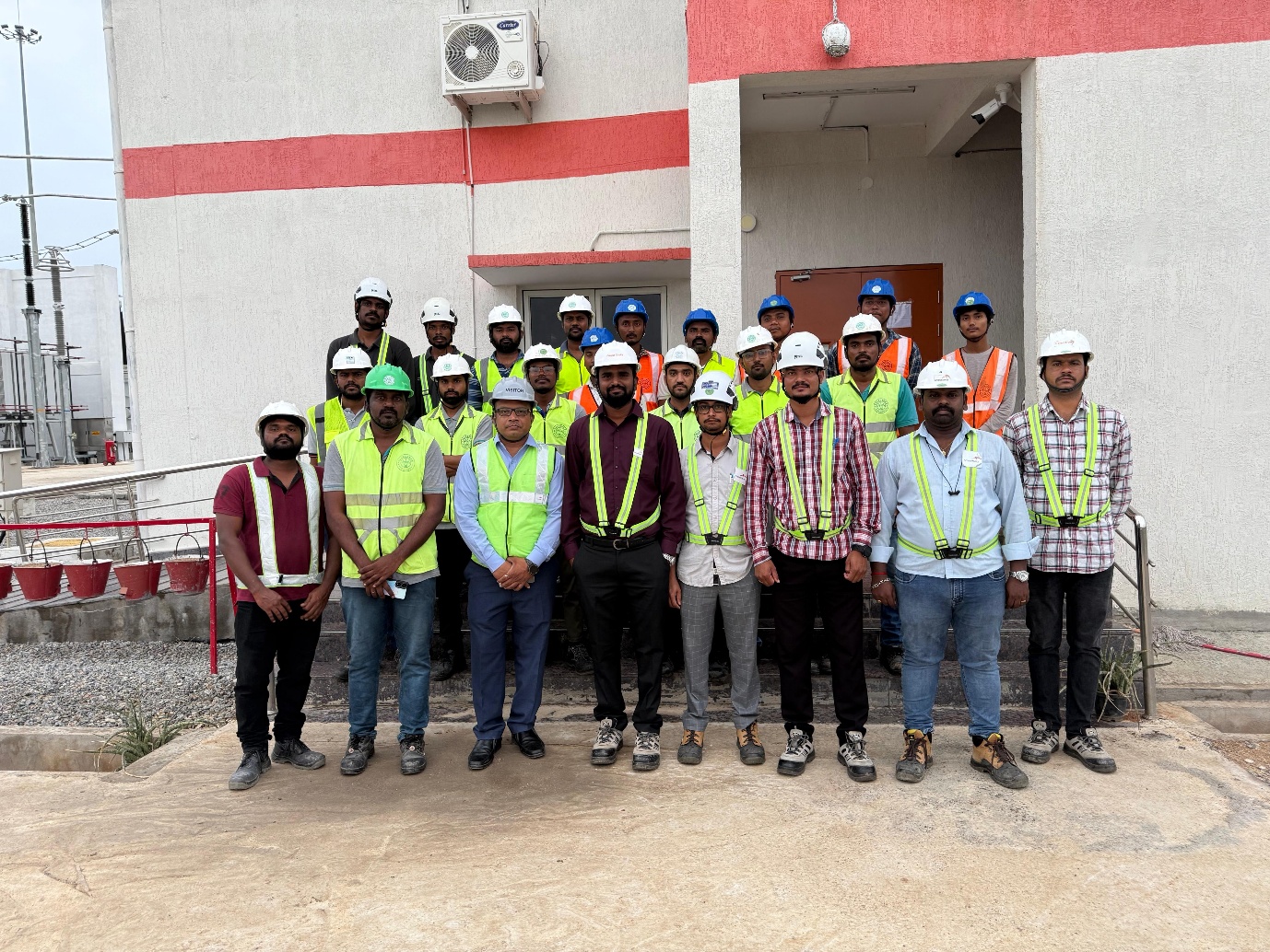 Electrical Safety training for Arcelor Mittal-Wind Energy employees at Kurnool, Andhra Pradesh