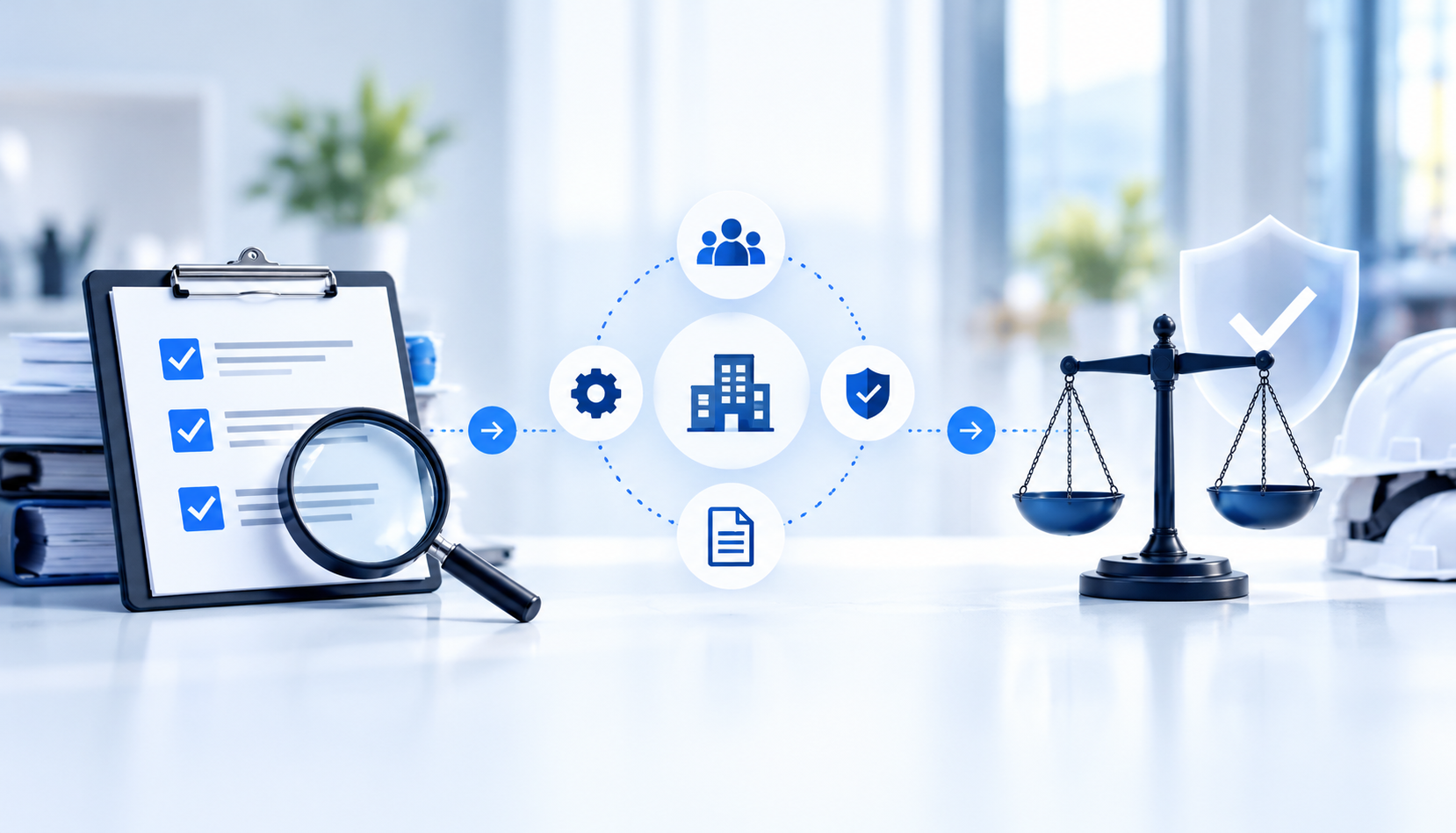 Audit Compliance Workflow Infographic