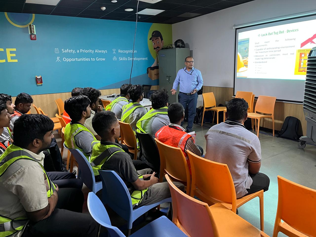 LOTO training for Amazon (MHyd) employees at Hyderabad, Telangana
