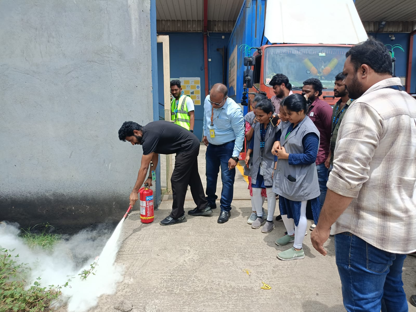 First Aid & Fire Safety training for Amazon employees at Visakhapatnam, Andhra Pradesh