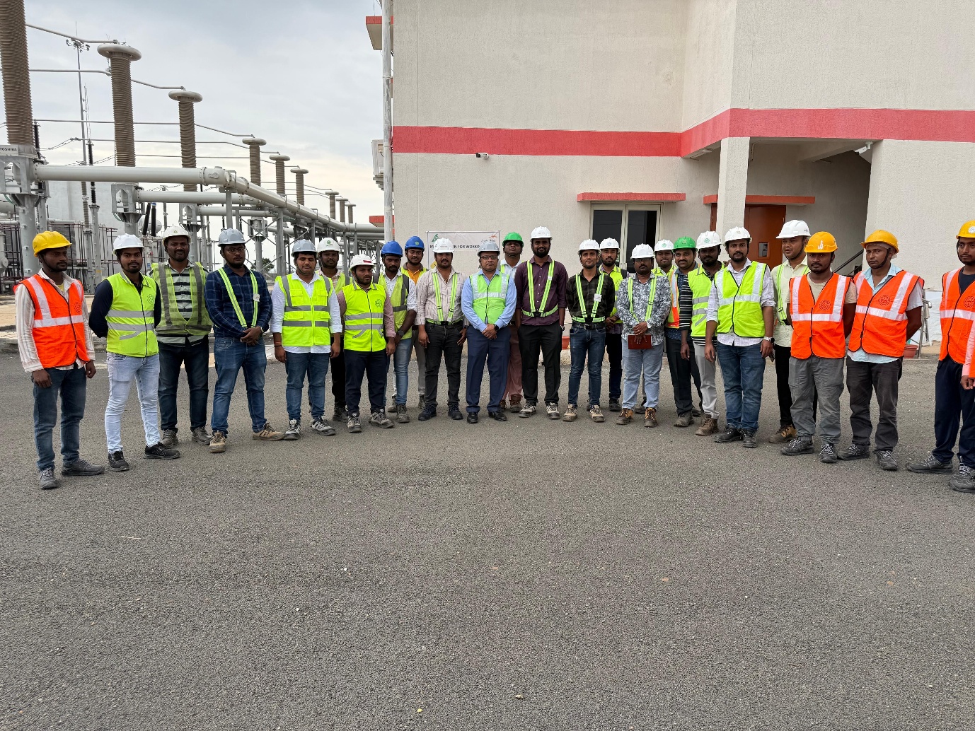 Electrical Safety training for Arcelor Mittal-Solar Energy employees at Kurnool, Andhra Pradesh