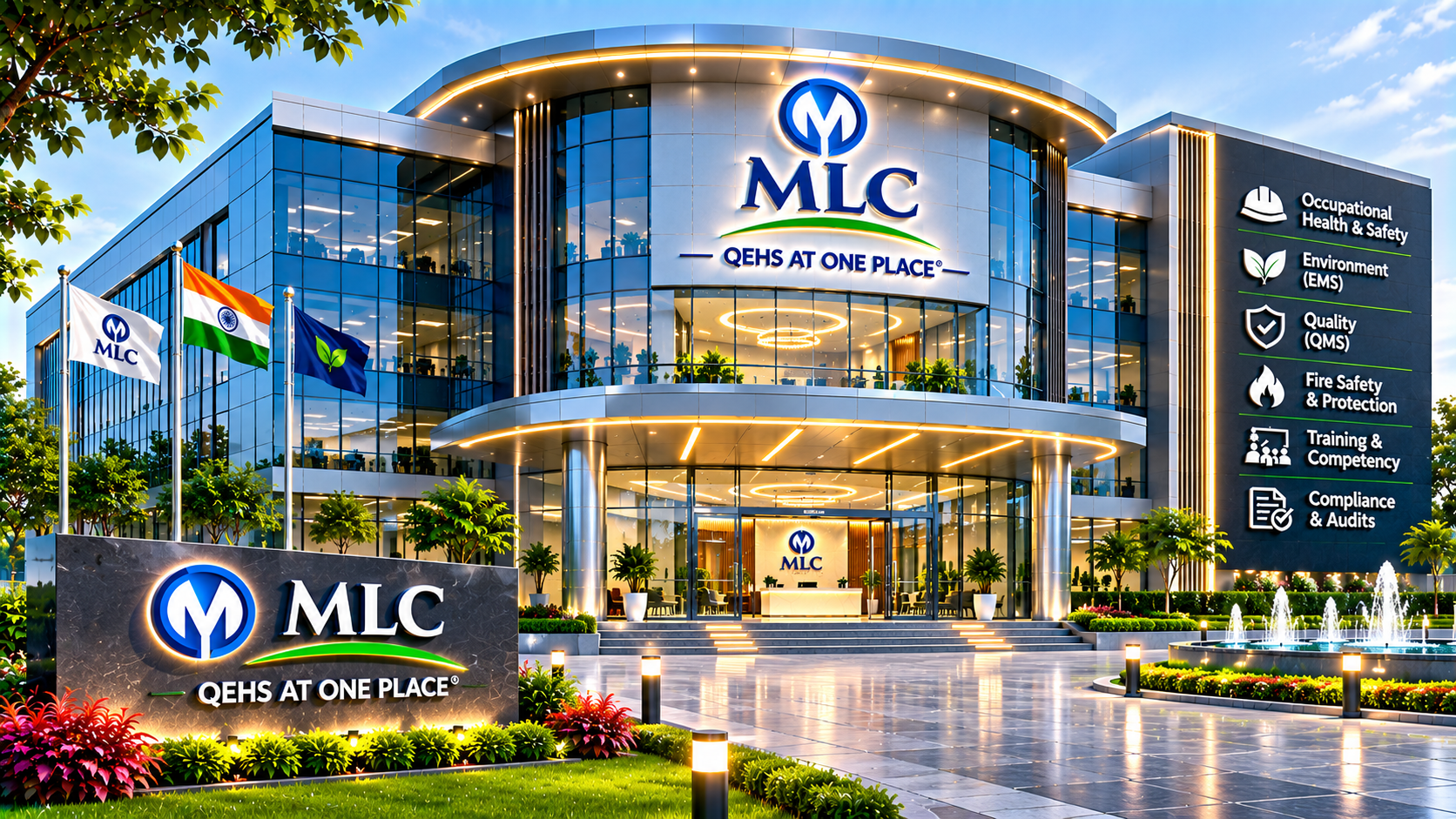 MLC Corporate Headquarters at Dusk