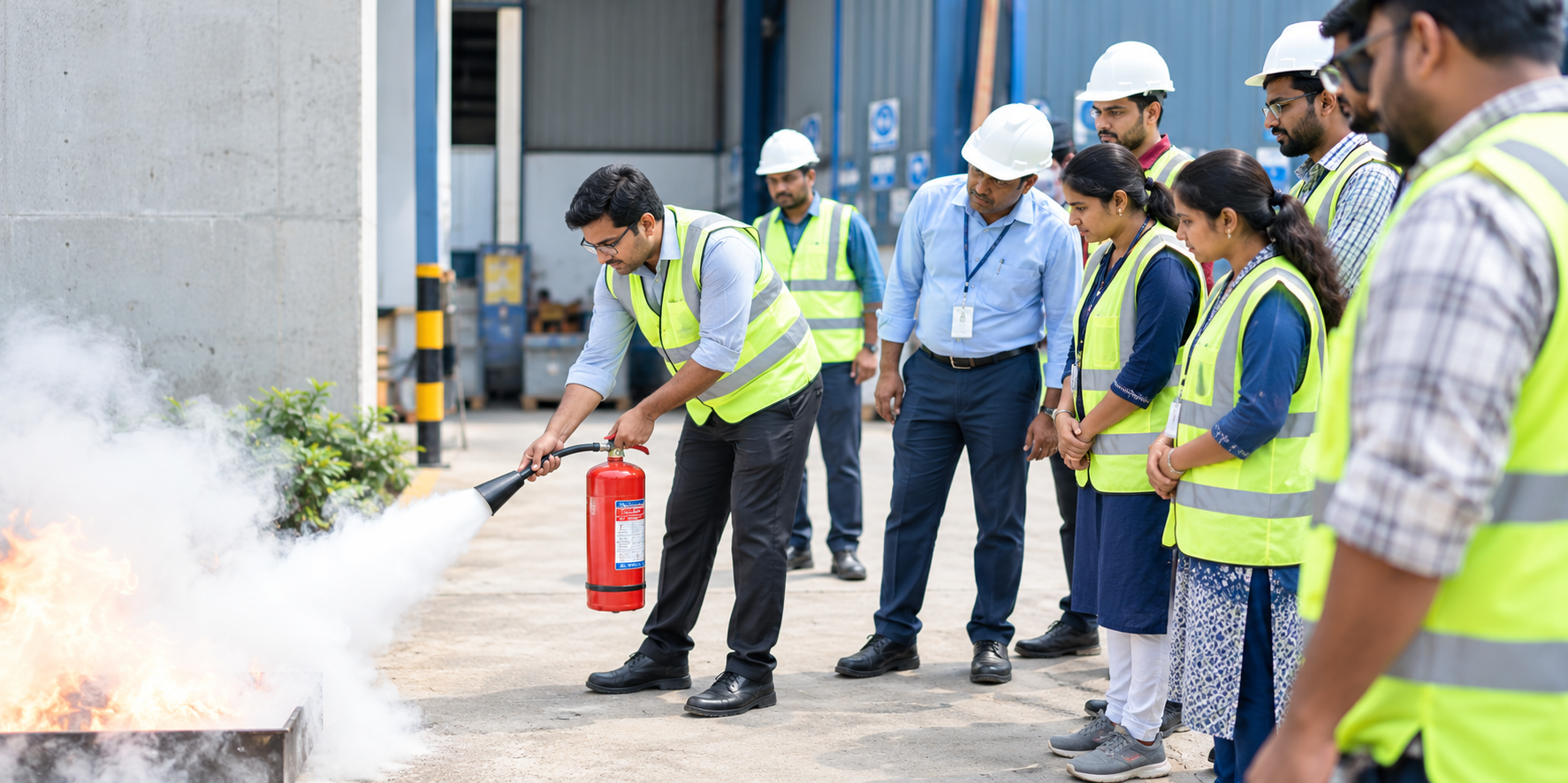 Industrial Fire Extinguisher Training