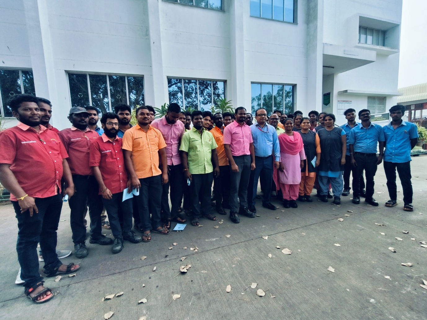 DDT (Defensive Driving Techniques) training for Amara Raja employees at Tirupati, Andhra Pradesh